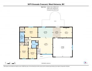 West Kelowna Home For Sale 3675 Granada Crescent Floorplan