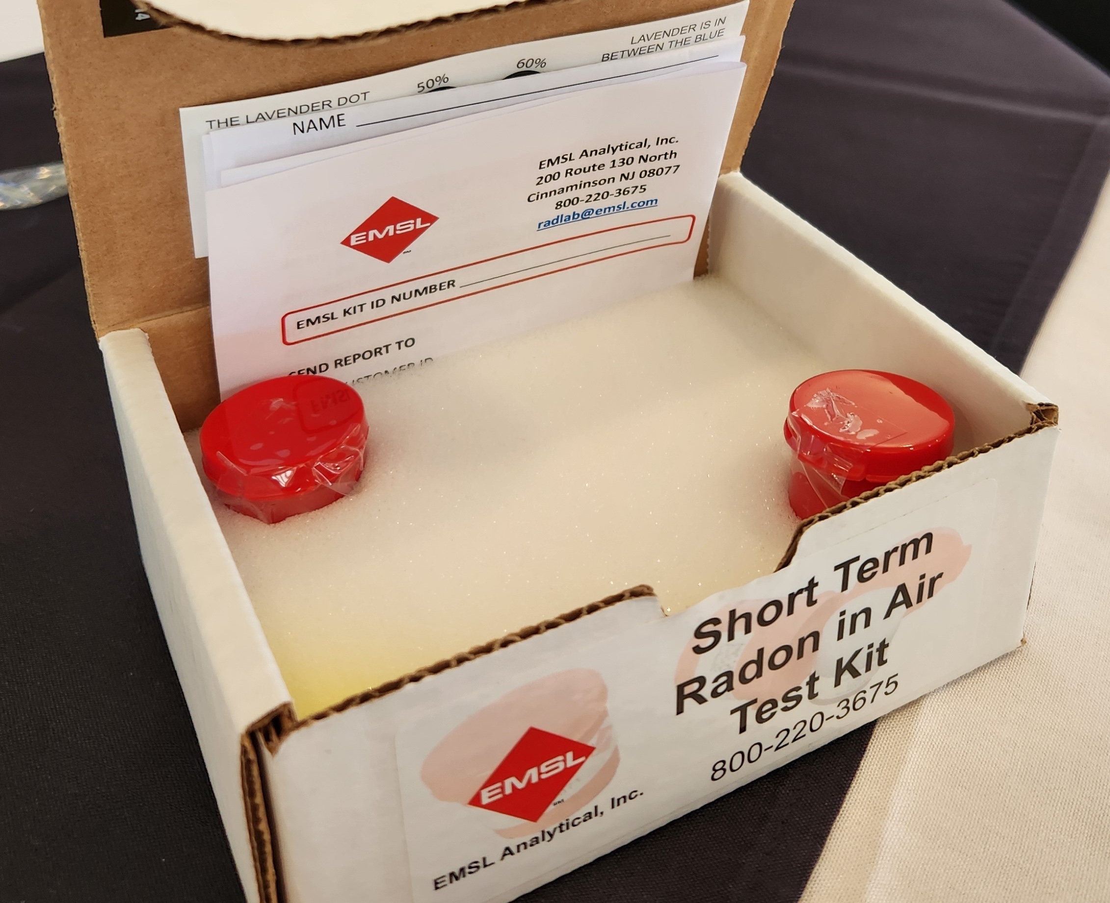 Short Term Radon Test Kit